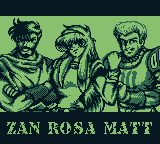 Undercover Cops Gaiden: Hakaishin Garumaa (Game Boy) screenshot: Who will you play as?