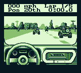 Race Days (Game Boy) screenshot: 4 Wheel Drive: At the starting line