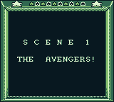 Captain America and the Avengers (Game Boy) screenshot: Scene 1: The Avengers!