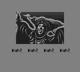 Mighty Morphin Power Rangers (Game Boy) screenshot: Our failure causes amusement