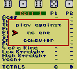 5 in One Fun Pak (Game Gear) screenshot: Who will you play against?