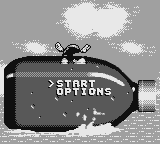 Cool Spot (Game Boy) screenshot: Main menu