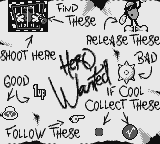 Cool Spot (Game Boy) screenshot: Instructions, sort of.
