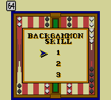 5 in One Fun Pak (Game Gear) screenshot: Choose your skill level.
