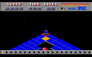 Spidertronic (Amiga) screenshot: Starting out
