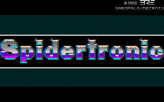 Spidertronic (Amiga) screenshot: Another title screen