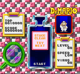 Screenshot Dr. Mario