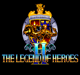 Dragon Slayer: The Legend of Heroes II (TurboGrafx CD) screenshot: Title screen B