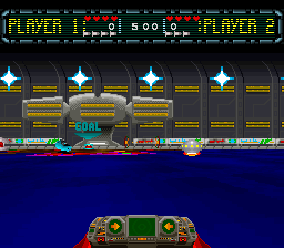Space Football: One on One (SNES) screenshot: Starting level 2's match