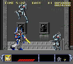 Screenshot of Kikou Keisatsu Metal Jack (SNES, 1992) - MobyGames