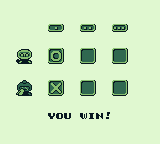 Bomber Man GB (Game Boy) screenshot: I won that round.