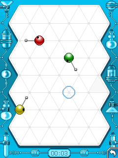 Genetica (J2ME) screenshot: The first and very simple level