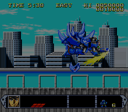 Screenshot of Kikou Keisatsu Metal Jack (SNES, 1992) - MobyGames