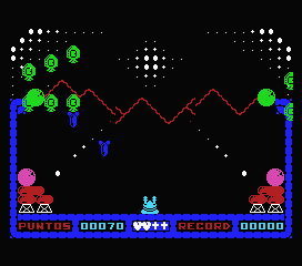 Hiper Tronic (MSX) screenshot: The third wave.