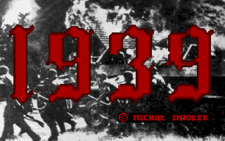 1939 (DOS) screenshot: Title screen