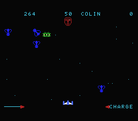 VALKYR (MSX) screenshot: A new ship has entered.
