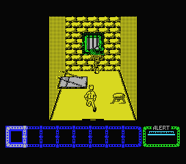 Dustin (MSX) screenshot: Well, he has the right idea.
