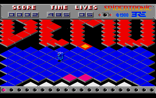 Spidertronic (Amiga) screenshot: Demo level