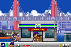 Goemon: New Age Shutsudō! (Game Boy Advance) screenshot: Second stage