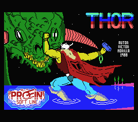 Thor (MSX) screenshot: Loading screen