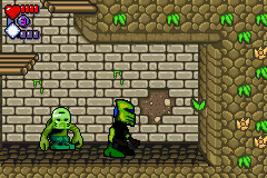 Bionicle: Matoran Adventures (Game Boy Advance) screenshot: Found our companion, who was just idly standing there