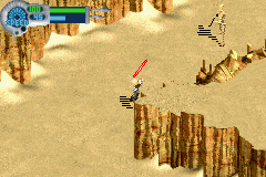 Screenshot of Star Wars: The New Droid Army (Game Boy