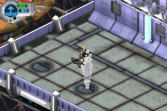 Star Wars: The New Droid Army (Game Boy Advance) screenshot: The steam vents are usually easy to avoid.