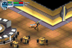 Star Wars: The New Droid Army (Game Boy Advance) screenshot: At a bar