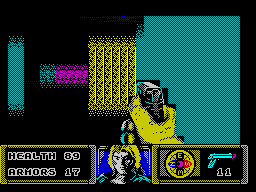 The Dark (ZX Spectrum) screenshot: Level 1: Suspense.