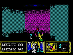 The Dark (ZX Spectrum) screenshot: Level 1: The Key.