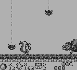 Mr. Nutz (Game Boy) screenshot: The first boss