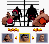 Ready 2 Rumble Boxing (Game Boy Color) screenshot: Selecting fighters again