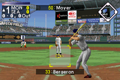 All-Star Baseball 2003 (Game Boy Advance) screenshot: Batting