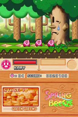 Kirby Super Star Ultra (Nintendo DS) screenshot: Kirby victory dance, activate!