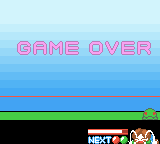Pop'n Pop (Game Boy Color) screenshot: I didn't continue so game over.