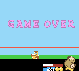 Yogi Bear: Great Balloon Blast (Game Boy Color) screenshot: I didn't continue so game over.