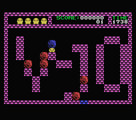 Flappy (MSX) screenshot: SQUASH!