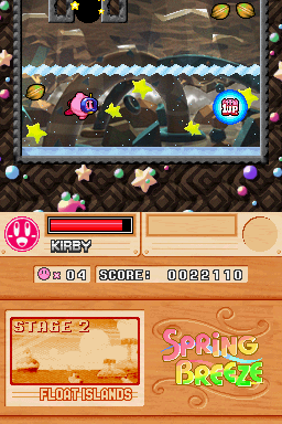 Kirby Super Star Ultra (Nintendo DS) screenshot: Extra life? Don't mind if I do.