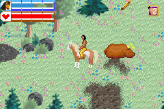 Spirit: Stallion of the Cimarron (Game Boy Advance) screenshot: Kicked him unconscious.
