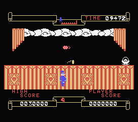 Punchy (MSX) screenshot: I was hit.
