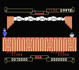 Punchy (MSX) screenshot: Starting level 1