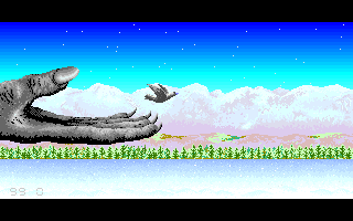 Sophelie (Amiga) screenshot: Part two changes the background graphics.