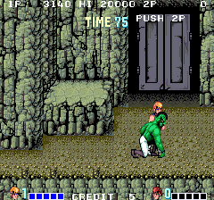 Screenshot of Double Dragon (Arcade, 1987) - MobyGames