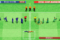 FIFA Soccer 2004 (Game Boy Advance) screenshot: Players enter the field