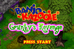 Banjo-Kazooie: Grunty's Revenge (Game Boy Advance) screenshot: Title screen