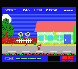 Screenshot of Back to the Future (MSX, 1986) - MobyGames