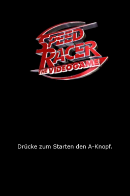 Speed Racer: The Videogame (Nintendo DS) screenshot: Title Screen