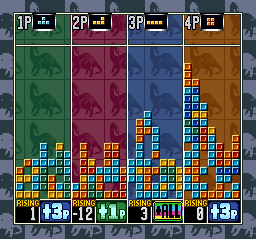 Screenshot of Super Tetris 3 (SNES, 1994) - MobyGames