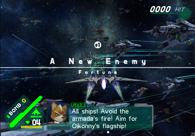 Star Fox Assault (GameCube) screenshot: Once more unto the breach