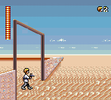 Star Wars (Game Gear) screenshot: Beginning of the first level where we play as Luke